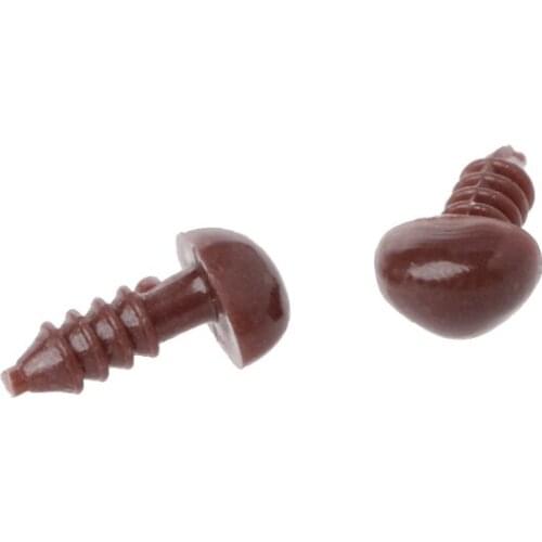 100Pcs Plastic Safety Triangle Velvet Noses For Animal Puppet Teddy Bear Doll R9JD