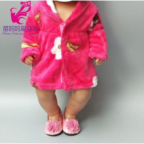43cm baby doll winter clothes 18"girl doll winter coat clothes for doll toys