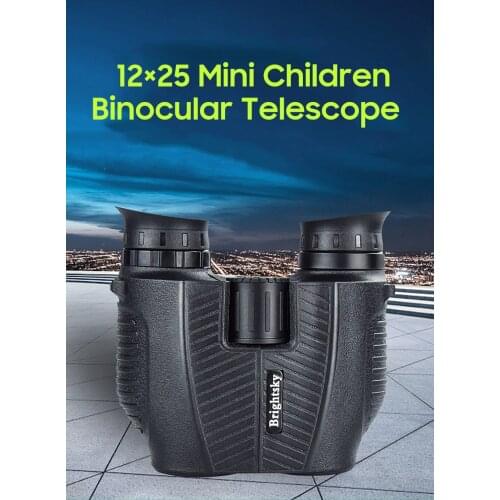 KKmoon 12×25 Binocular Telescope Mini Children Binocular High Definition Porro Prism Binoculars Portable Binocular for Kids
