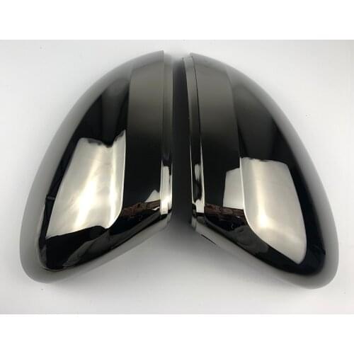 Tungsten steel black Mirror Cover Rearview Side Mirror Cap For VW Passat B8 CC 2019 Rline