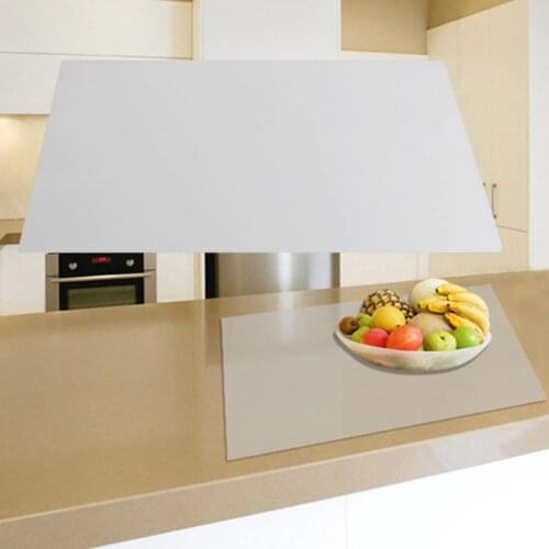 JX-LCLYL 4pcs/set Plastic Clear Transparent Placemat Kitchen Tableware Place Mats Pad