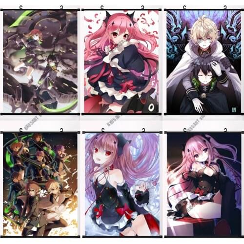 Canvas Painting Anime Owari No Seraph Seraph of The End Wall Art Nordic Posters and Prints Pictures for Living Room Decor Gift