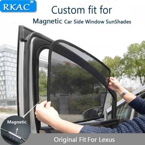 RKAC Magnetic Window Curtain Visor For Hyundai Tucson 2015 2016 2017 Car Side Window SunShades Mesh Cover For Tucson 2018