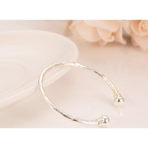 Small lovely silver Dubai Africa Bangle Arab Jewelry Gold Charm girls India anklet Bracelet Jewelry For Kids baby birthday Gift