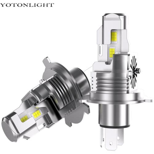 YOTONLIGHT Mini H1 H7 Led Bulb Car Led Headlight H4 H11 9005 Hb3 9006 Hb4 H8 H9 Lamp Hi/Lo Upgrade 55w 12000lm Fog Light 6500K
