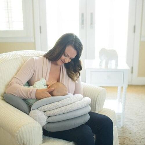 Baby Pillows Multifunction Breastfeeding Layered Washable Cover Adjustable Model Cushion Infant Nursing Feeding Pillow Baby Care