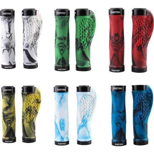 MZYRH Bike Handlebar Grips,Ergonomic Design Bicycle Handlebar Grips Widen Holding Surface Rubber Bike Grips