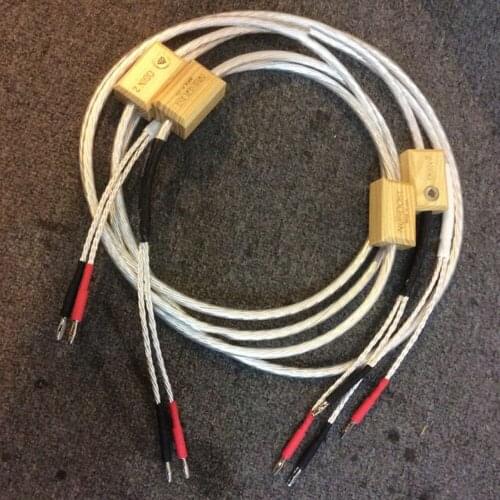 Odin - Audiophile 2 Silver Hifi Speaker Cable with Silver Banana Plug or Spade Plug - A Pair