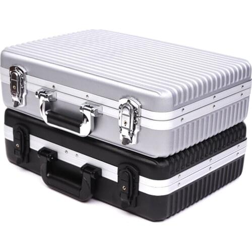 Portable Aluminum Alloy ToolBox Safety Instrument Case Hardware Anti-fall Shockproof Equipment Protection Box