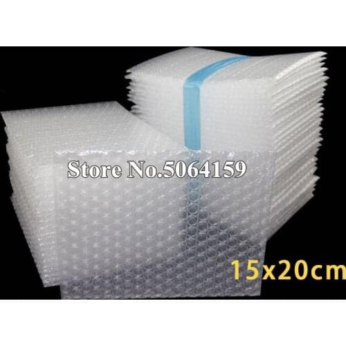 Free shipping 50pcs/lot Air Cushion Seal Bubble Bag Bubble Envelopes Wrap Bags Pouches Packaging 15*20CM PE Mailer Packing