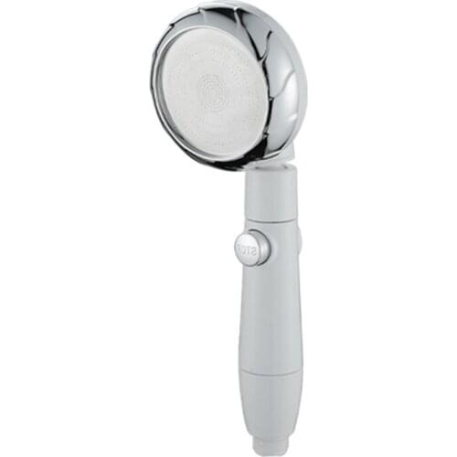 3-speed Adjustment Handheld Shower Head Wall Water Sprinkle Head One-key Water Stop 4 Points Universal Interface