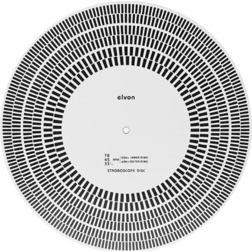 LP Vinyl Record Turntable Phono Tachometer Calibration Strobe Disc Stroboscope Mat 33 45 78 RPM