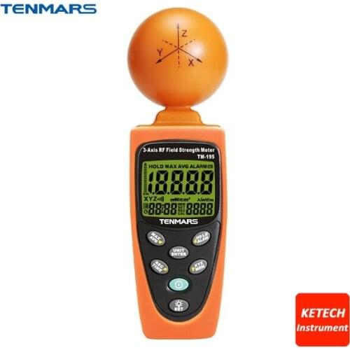 3 Axis RF Field Strength Meter High Frequency 50MHz~3.5GHz TM195