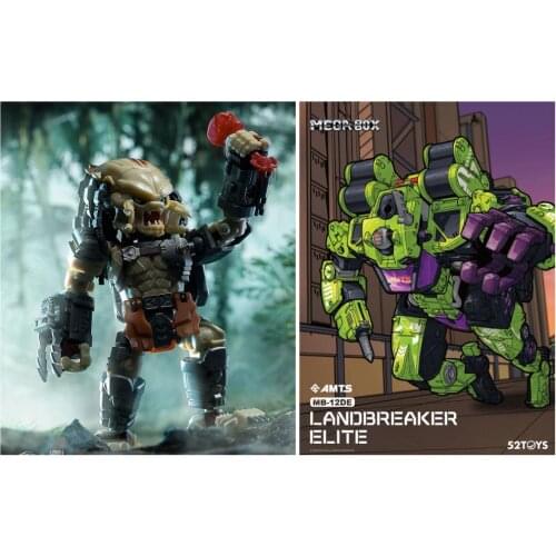 In Stock 52Toys Transformation Megabox MB-12DE Landbreaker Warrior Action Figure Model Toys With Box