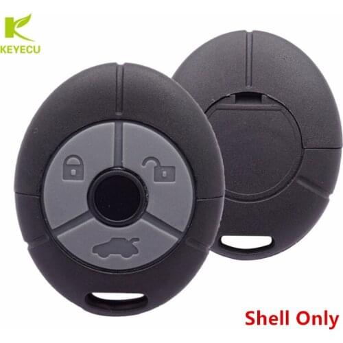 KEYECU Replacement 3 Buttons Remote Key Fob Case Shell for Rover Streetwise MG TF ZR ZS 25 45 2003-2005