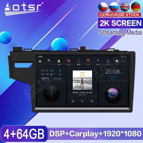 11.8" MAX-PAD Android 9 Car Multimedia player For Honda Fit 2014 2015 2016 2017-2020 Car GPS Navi BT Head unit Auto Radio Stereo