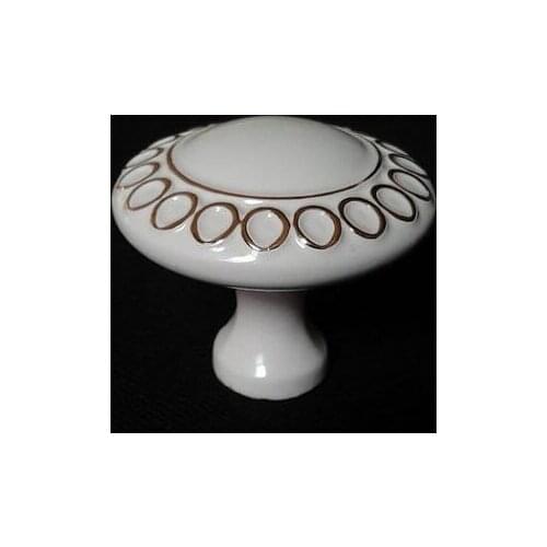 White Dresser Drawer Knob Pull Handle Gold Drawer Pull Knob ivory white Kitchen Cabinet Handle Knob furniture hardware decorate