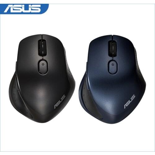 ASUS MW203 105.65*40.61*80.17mm Black/Blue 2.4Ghz USB Wireless BT 3.0/5.0 2400DPI Optical Mini Portable Mouse For PC Laptop