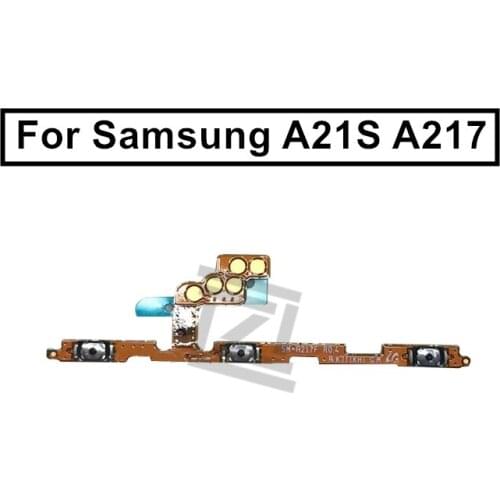 For Samsung A21s A217 Power Volume Side Key Button Flex Cable ON OFF Switch For SAMSUNG A21s Flex Cable Replacement Repair Parts