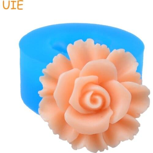 HYL043U 15.8mm Flower / Peony Silicone Push Mold - Sugarcraft, Cake Topper, Fondant, Cookie Biscuit, Gum Paste, Resin, Icing Wax