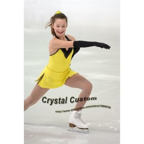 Custom Figure Skating Dress For Competition Fashion New Brand Ice Figure Skating Dress For Children DR3560