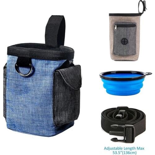 Outdoor Training Food Storage Pockets Portable Treat Snack Bait Dogs Obedience Agility Feed Storage Pouch Food Reward Waist Bag