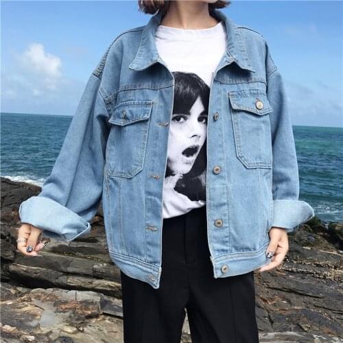 G1140 2020 spring autumn new womens denim jacket women fashion trendy coat cheap wholesale
