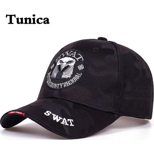 Fashion cotton wild baseball cap outdoor tactical army caps men women sun hat eagle embroidery hip-hop hats tide snapback hats