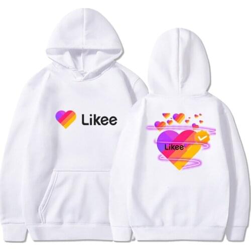 Likee Hoodies Men LIKEE Video App Russia Style Likee Sweatshirts Plus Size Women Harajuku Hoodie Funny Streetwear Hip Hop