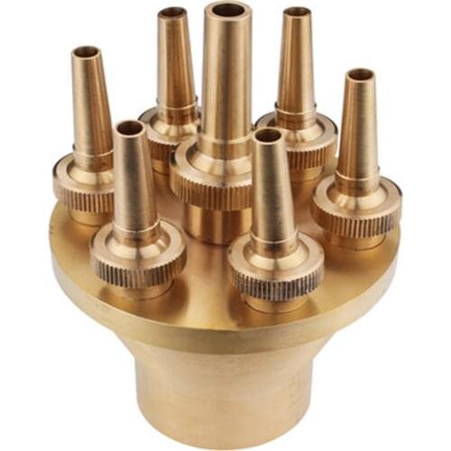 Factory Direct DN25 DN40 DN50 Center Direct Fountain Nozzle Copper Brass Garden Swimming Pool Outdoor Music Water Scene Fountain