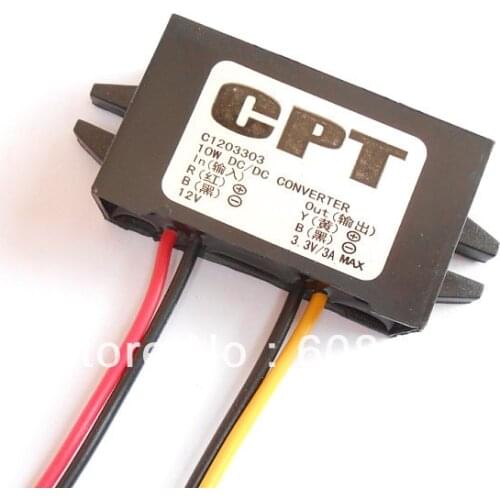 DC 12V to 3.3V 3A 10W Regulator Converter Step Down Car Power Supply DC/DC Buck Waterproof