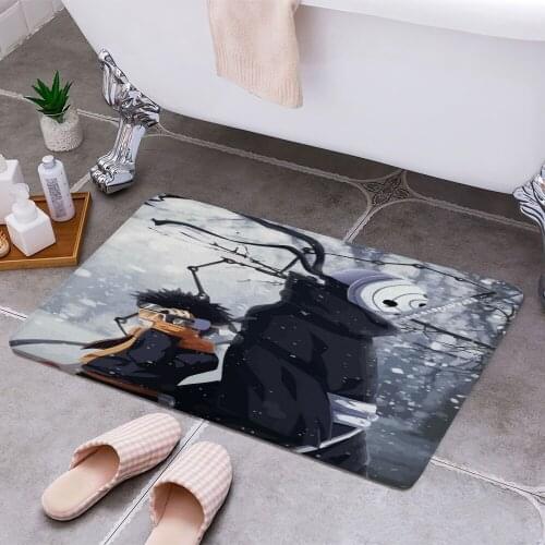 Obito Uchiha Anti-slip Doormat Vacuuming Water Absorbing Kitchen Bedroon Bath Floor Mats Home Entrance Home Decora