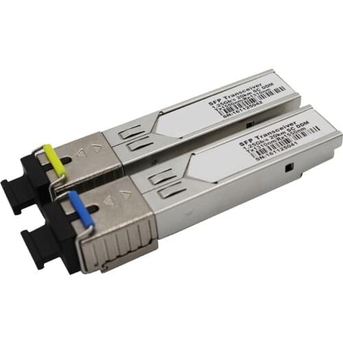1.25Gb/s SFP Transceiver single fiber singlemode 20km 1310nm SC DDM