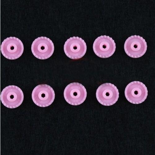10pcs Homemade Pink Crown Gear 94691 Pinion Modification Parts for Tamiya Mini 4WD Car