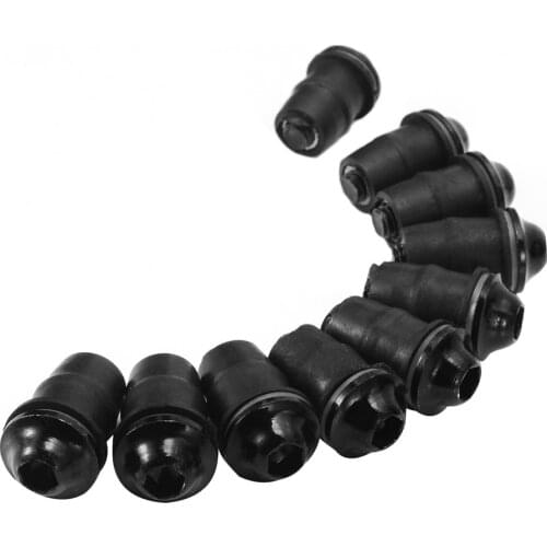 10Pcs/Set Motorcycle Windshield Bolt M5 5mm Screws Nut Fastener Motorbike Fairing Mounting Kit Motorcycle Screws Accessories