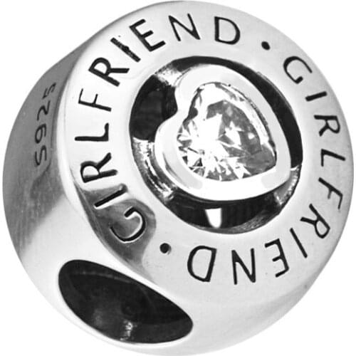 2017 Pre-autumn 100% 925 Sterling Silver Jewelry Charms Fits Silver Charm Bracelet & Choker Girlfriends Heart Bead Diy Jewelry