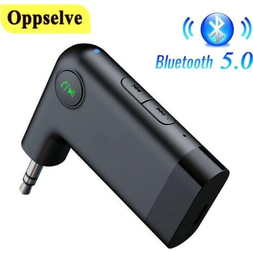 Car Aux Bluetooth 5.0 Adapter Wireless 3.5mm Audio Receiver 3.5mm Jack Aux Bluetooth 5.0 Receiver Speaker Handsfree Car Kit