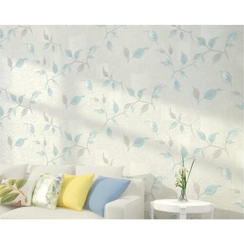 Beibehang American Wallpaper Wall Decoration Living Room TV Background Wallpaper Leaf 3D papel de parede wallpaper for walls 3 d