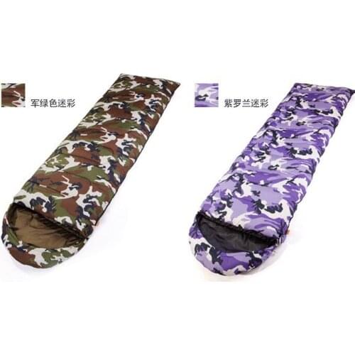 Free Shipping High Quality 3 Season Sleeping Bag 210*75CM Camping Sleeping Bag Color Can Choose
