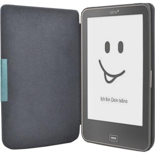 E-book Reader Cover For Tolino vision 1/2/3/4 e book reader 6 inch PU Leather case Free shipping