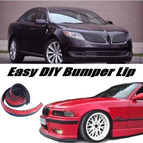 Bumper Lip Deflector Lips For Lincoln MKS 2008~2015 Front Spoiler Skirt For Car Tuning / Body Kit / Strip