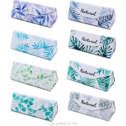 Folding Glasses Box Small Fresh Simple Portable Students Myopia Eyeglasses Storage Boxes Sun Sunglasses Case N17 20 Dropshipping