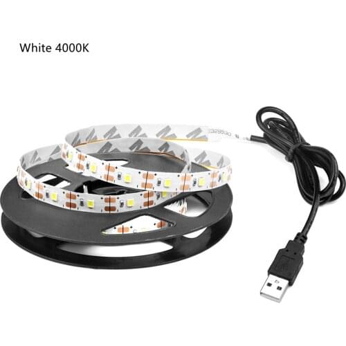 IR Controller LED Strip Light USB 2835SMD DC5V Interior Flexible Tape Ribbon RGB Desktop Screen TV BackLight Room Aesthetic Belt