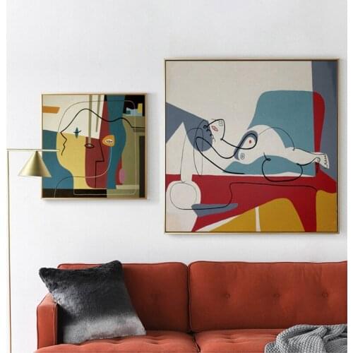 Classic Amedeo Modigliani Picasso Artwork Collection Sketch Canvas Print Painting Poster Wall Pictures Living Room Home Decor