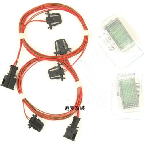 Apply to Golf 7 Passat B8L Jettaa Tiguan L Touran L Back row LED foot socket lamp Back-row Ambient Lamp 5GG 947 409 5GG947409