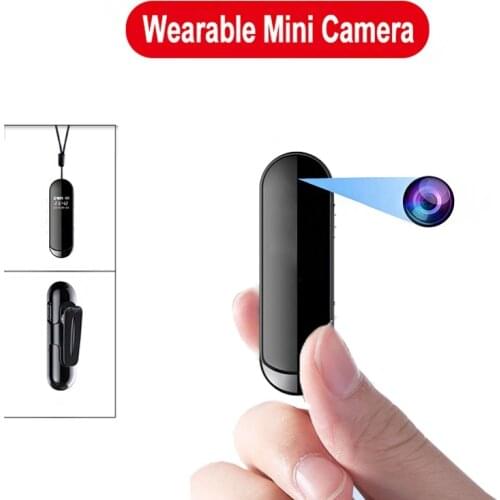 Mini Clip FHD Camera Audio Voice Video Recorder , Wearable Body cam , HD 1080P,Portable Camcorder DV DVR
