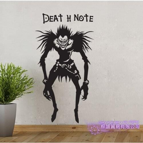 Death Note Car Decal Ryuuku Wall Sticker Cartoon Fans Vinyl Wall Stickers Car Decal Decor Home Decorative