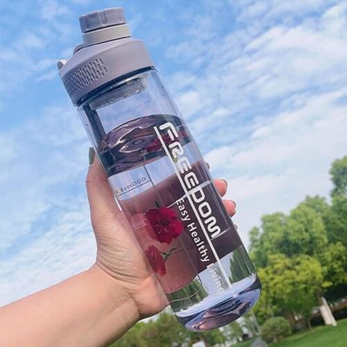 New Water Bottle Sport Plastic Portable Water Bottle for Drinking Tea Mug Outdoor Sport Camping Supplies Coffee Kitchen Tools