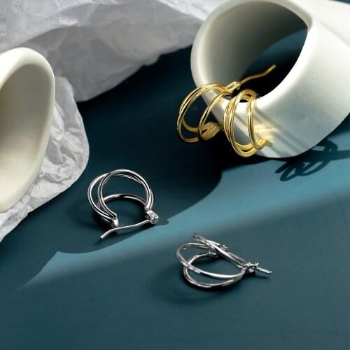 New Fashion Round Earrings Punk Stud Earrings For Women Wedding Party Jewelry Gift