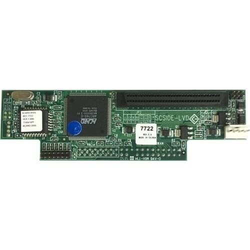 Original AEC-7722 IDE to SCSI 68-pin IDE to LVD SCSI Bridge Adapter card IDE to 68-pin SCSI Storage Controller Adapter card